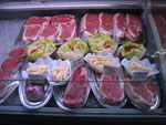 Ashmore Seafood & Steak - A Window Display of Steaks