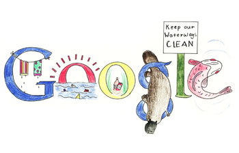 Keep Our Waterways Clean Artist: Annie Hogan, School: Padua College, City: Mornington, Victoria