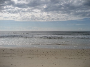 Gold Coast beach wedding view from Coolangatta on the 29th May 2009