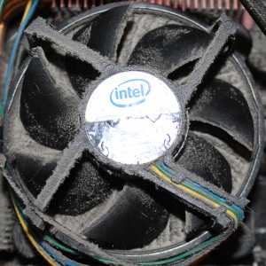 Intel CPU & Heat Sink Clogged With Dust