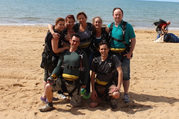 Skydiving Crew After