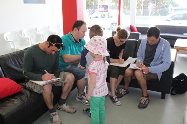 Skydiving Signing Indemnity Paperwork