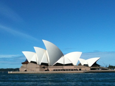 Sydney Opera House, viewed from The Rocks